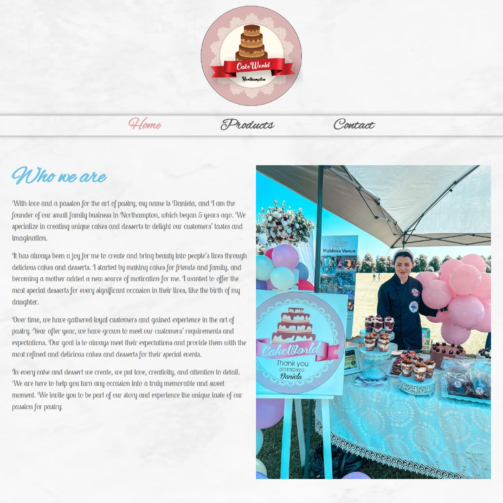 cakeworldnorthampton-web-design